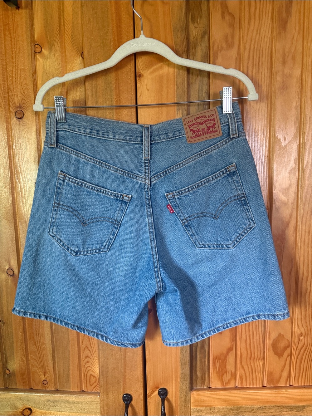 Levi's Light Blue Denim Jean Shorts - Picture 4 of 4